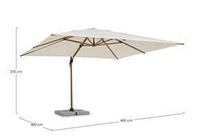 OMBRELLONE BRACCIO ORION 4X4 WOODY BEIGE