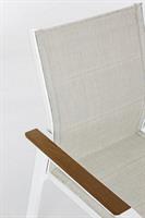 SEDIA C-BR.KUBIK BIANCO INT.LEGNO