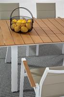 SEDIA C-BR.KUBIK BIANCO INT.LEGNO