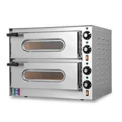 FORNO ELETTRICO SMALL/G2 INOX 230V 41X36X11H.X2 PORTA VETRO