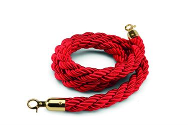 CORDONE PER ASTE INTRECCIATO BLU' C/2 ANELLI GOLD MT.1,5
