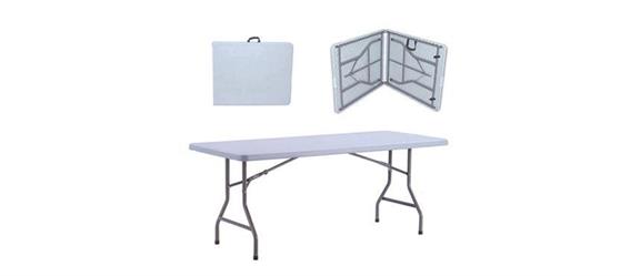 TAVOLO CATERING RICHIUDIBILE PIEGHEV. CM.183X76X74H.