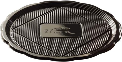 VASSOIO MEDORO NERO N.T. DIAM.24