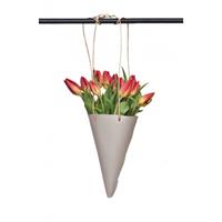 SCAT. CONO CON CORDINO  H.14 MAT.GRIGIO