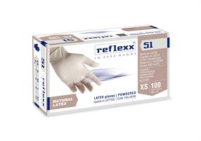 GUANTI LATTICE R51 SMALL BIANCO PZ.100    Gr.5,0