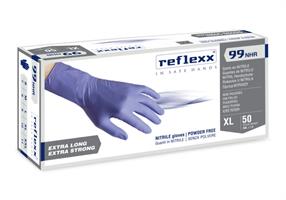 GUANTI NITRILE NHR R99  PZ.50 ALTO SPESSORE XLARGE Gr.8,8