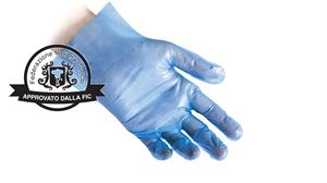GUANTI TERMOPLASTICI T22 PZ.200 BLU' LARGE MONOUSO