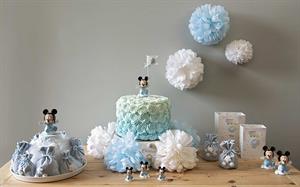 MICKEY SEGNAPOSTO H. 60 LIGHT BLUE CON SHOPPERS