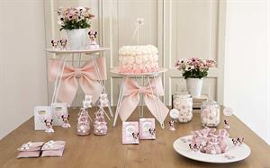 MINNIE CORNICE CM.9X12   PINK CON SHOPPERS