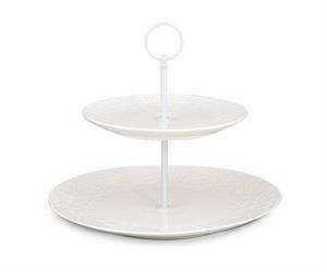 ALZATA PORCELLANA WHITE 2 PIANI D.27 H.23