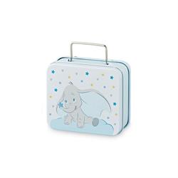 VALIGETTA METALLO PORTA CONFETTI DUMBO CELESTE CM.8