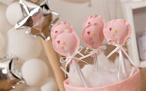 MATITA CON PALLONCINO IN COTONE ROSA