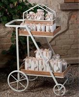 VASSOIO LEGNO E CASETTA METALLO CM.36