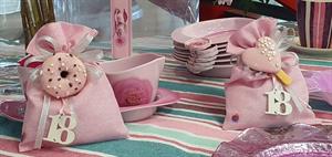 CIAMBELLA MAGNETE RESINA PINK GLITTER