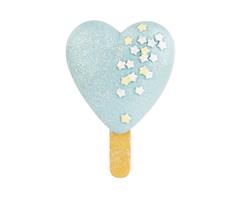 GELATO CUORE MAGNETE RESINA PINK GLITTER