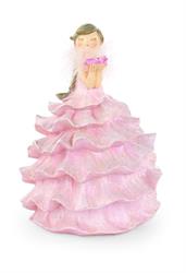 DAMA RESINA VESTITO PINK H.21