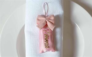 SACCHETTO RASO BUSTINA D'APP. PINK PZ.12