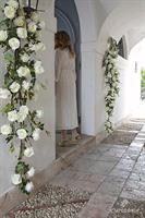 CASCATA ROSE WHITE CON  90 LED CM.220