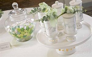 ALZATINA PORCELLANA CON LED D.30 H.12