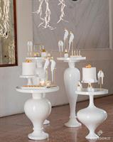 PAPAGALLO RESINA CON LED SU ANANAS GOLD H.16