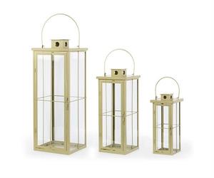 LANTERNA METALLO SALVIA H.70