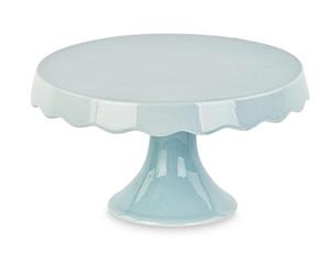 ALZATA PORCELLANA D.25 H.14 DOLOMITE AZZURRA