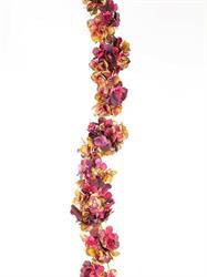 GHIRLANDA ORTENSIA PVC  CM.180 BORDEAUX PROMO