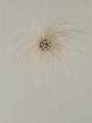 DECORO FIORE AVORIO CM. 20