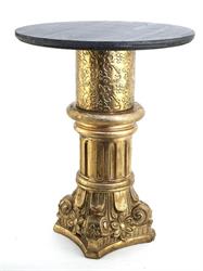 TAVOLINO CAPITELLO GOLD D.60 H.74 MAGNESIA