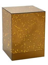 ALZATA AMBRA C.LED CM.30X30X40 IN VETRO