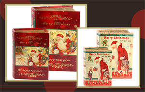SET BOX 2 LIBRI BABBO NATALE IN LEGNO