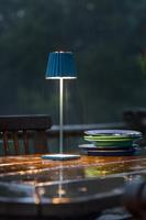 LAMPADA DA TAVOLO LED H.38 TROLL BLUE OUTDOOR