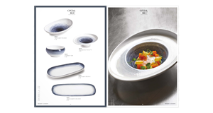 PIATTO ONDA BLU CIOTOLA CM.18X8