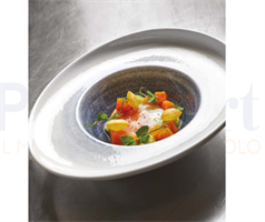 PIATTO ONDA BLU OVALE CM.41,5X11,5X3