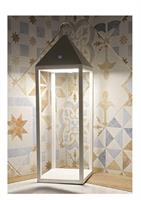 LANTERNA METALLO CON LED RIC.OUTDOOR H.47 BRONZO