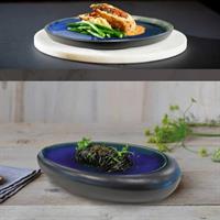 PIATTO PIANO OVALE ALTO 26X22 MADEIRA FENG