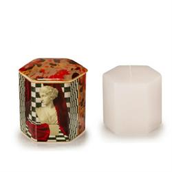 SCATOLA CON CANDELA D.10 ESAGONALE BELLINBUSTO