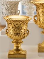 VASO RESINA NEOPOP ORO CM. 33X23