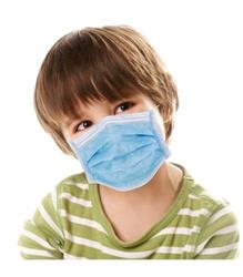 MASCHERINE PROTETTIVE 3 VELI C/ELASTICO BAMBINI TIPO CHIRURGICA