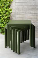 TAVOLO NOVA 80X80 BIANCO ZINCATO A CALDO