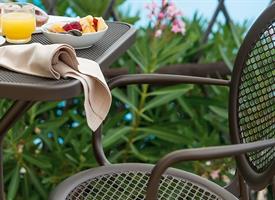 TAVOLO CAMBI D.120 ACCIAIO LAMIERA ZINCATO