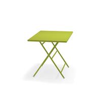 TAVOLO PIEG. ZINCATO EN  CIEL 110x70 VERDE
