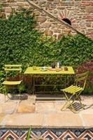 TAVOLO PIEG. ZINCATO EN  CIEL 110x70 VERDE