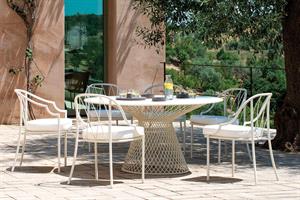 POLTRONA RELAX COMO BIANCO SCHIENALE ALTO H.95 EMU