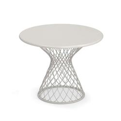 TAVOLO BASSO D.60 H.47  COMO BIANCO EMU