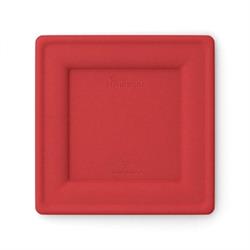 PIATTO QUADRO 20X20 PZ. 8 NATURANDA ROSSO
