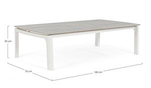 TAVOLINO ALL. PIANO IN  CERAMICA JALISCO 120X70