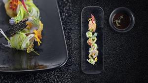 PIATTO PORCELLANA RAK CM.33X10,5 RETT. KARBON