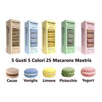 MACARONS IN ASTUCCIO PZ.5 CACAO TORTORA