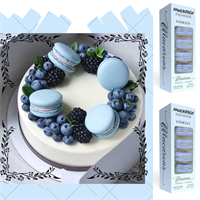 MACARONS IN ASTUCCIO PZ.5 VANIGLIA CARTA DA ZUCCHERO